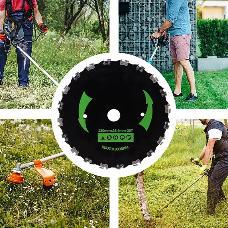 Запасные режущие детали для газонокосилки 10000 об/мин 20 зубьев кустореза