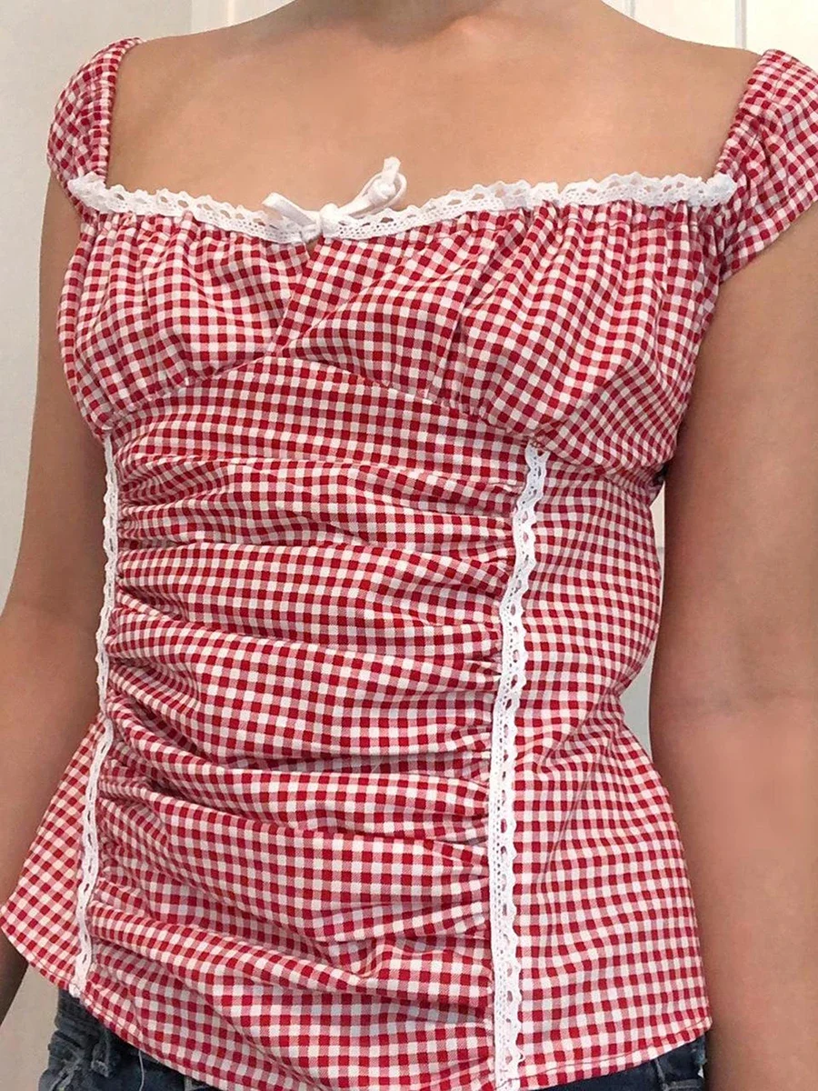 Футболка женская базовая с коротким рукавом повседневный топ винтажным