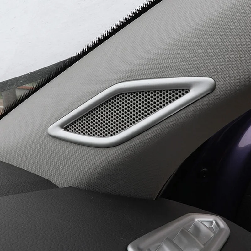 

SBTMY 2 шт./компл. ABS декоративная рамка для автомобиля A-pillar audio для Volkswagen VW T-cross Tcross 2019-2021