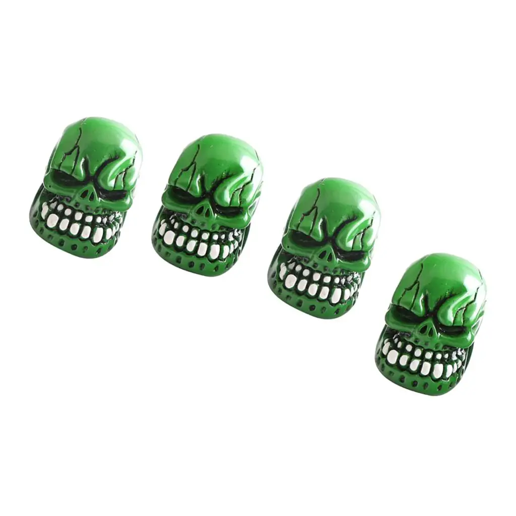 

4pcs Precision Motorcycle Tyre Air Pressure Cover Green