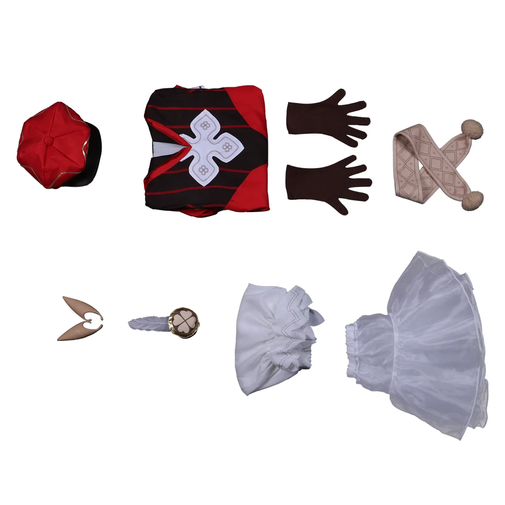 Игра Genshin Impact Klee Косплей Костюм Рыцари Фавониус Униформа Набор Sparkle Knight Женский