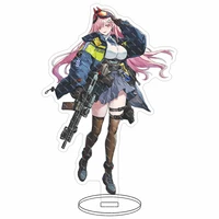 hot game anime girls frontline characters cosplay acrylic action figure stand model desk decoration fans collection prop gift