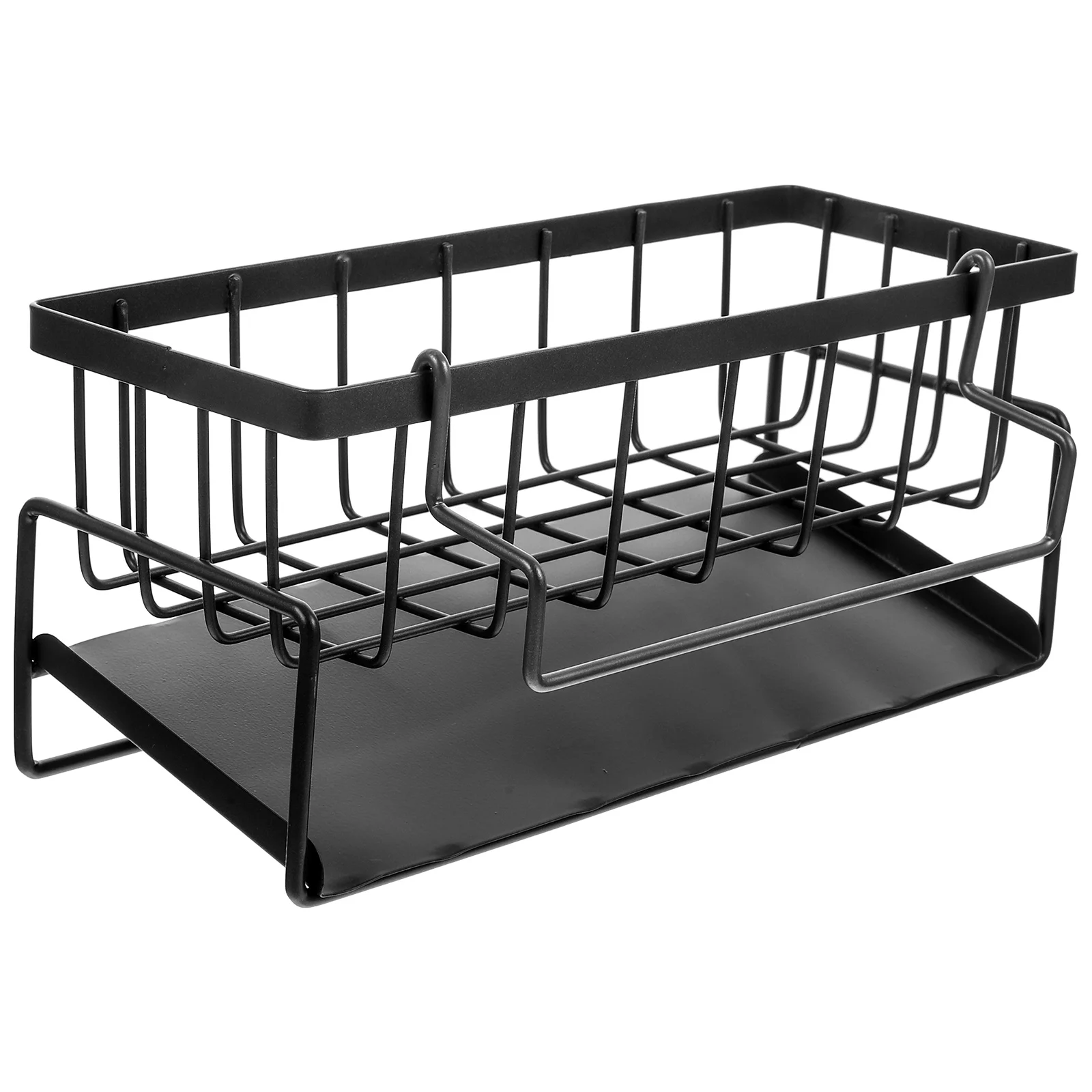 

Sponge Brush Dishcloth Rack Kitchen Sink Organizer Storage Holder Iron Draining