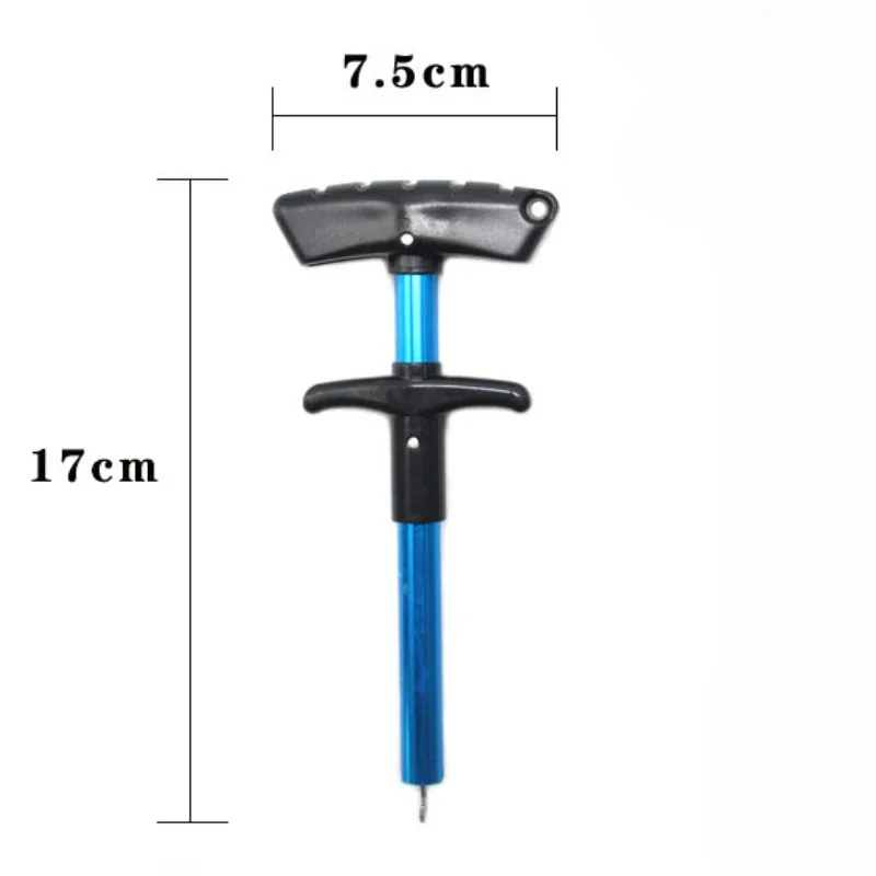 1 шт. портативный алюминиевый Т-образный крючок