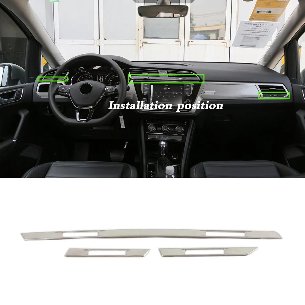 Для Фольксваген Touran L 2016 2017 2018 2019 2020 декоративная крышка рамка лампа отделка