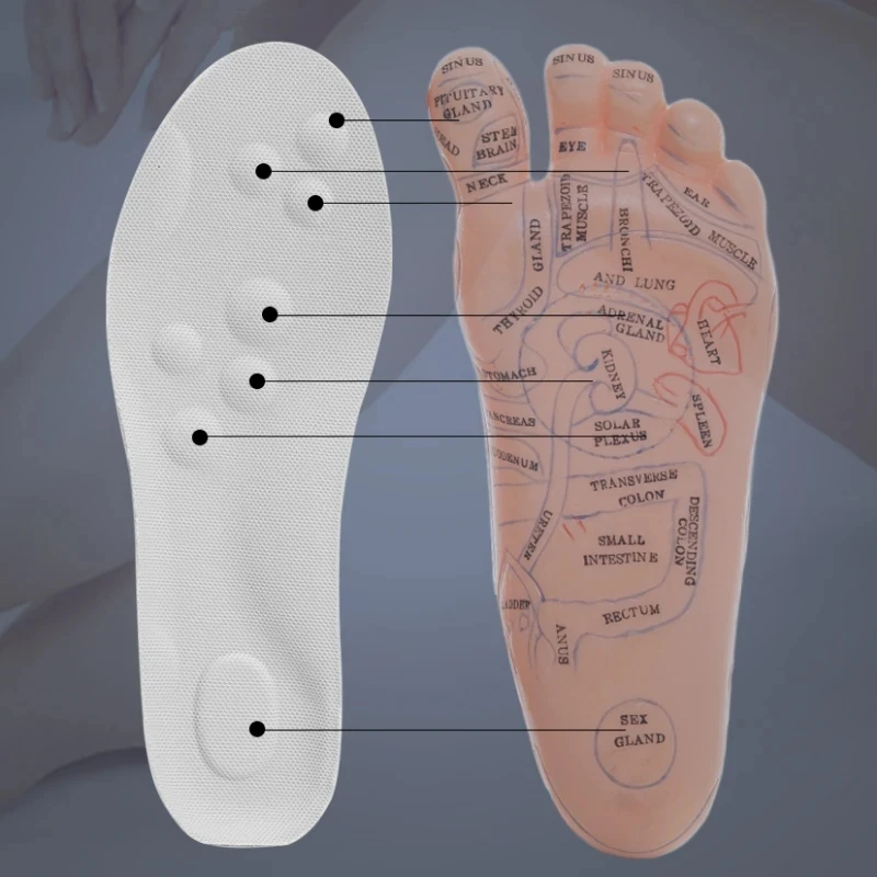 Latex Sports Insoles for Shoes PU Super Soft Running Insole for Feet Shock Absorption Shoe Sole Arch Support Orthopedic Inserts