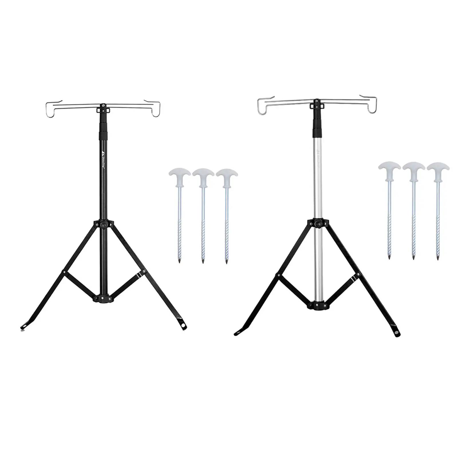

Camping Lantern Post Camping Pole Hanger Outdoor Light Post for Barbecue