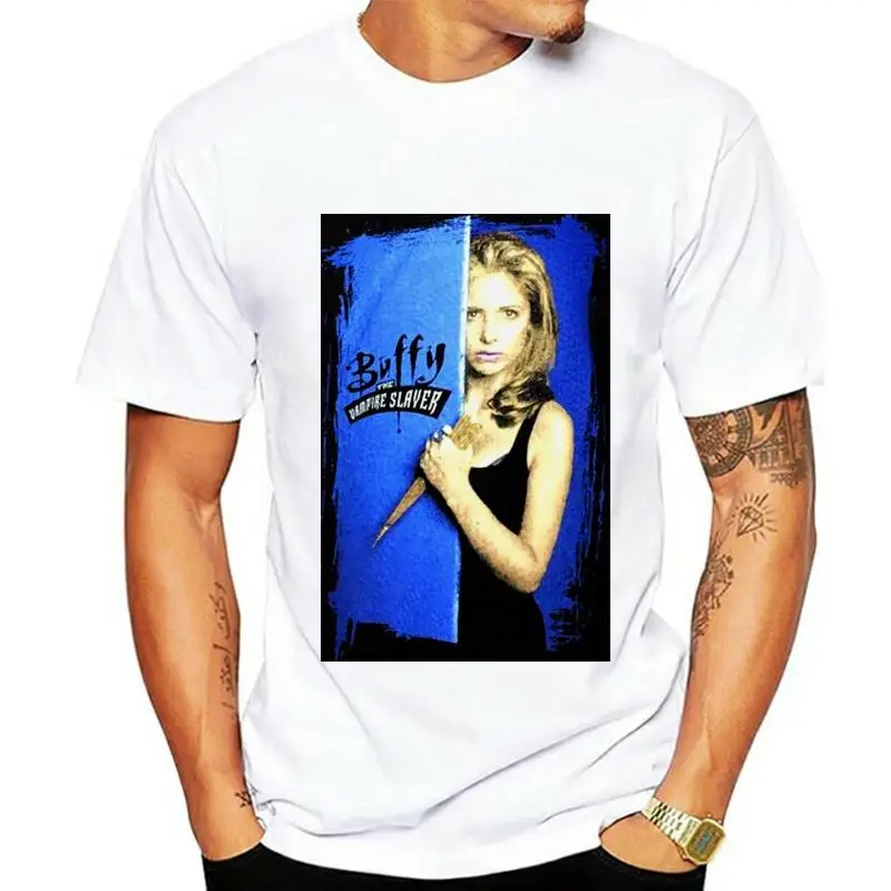 

Vintage BUFFY The Vampire Slayer 1998 In Every Generation T-Shirt Reprint USAsz