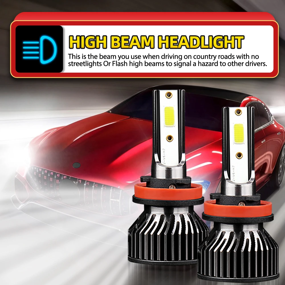 Лампы головного света 130 Вт супер яркие H11 H9 для Ford Transit Connect 2015 2016 2017 2018 2019