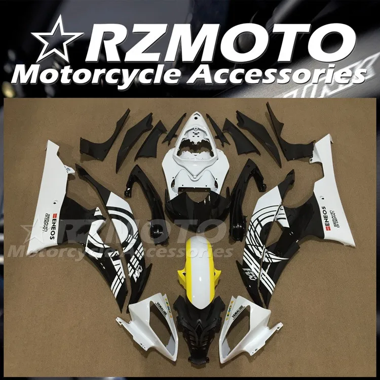 

Комплект обтекателей для мотоцикла из АБС-пластика, 4 подарка, подходит для YAMAHA YZF- R6 2008 - 2016 08 09 10 11 12 13 14 15 16, комплект кузова белого и черного цвета