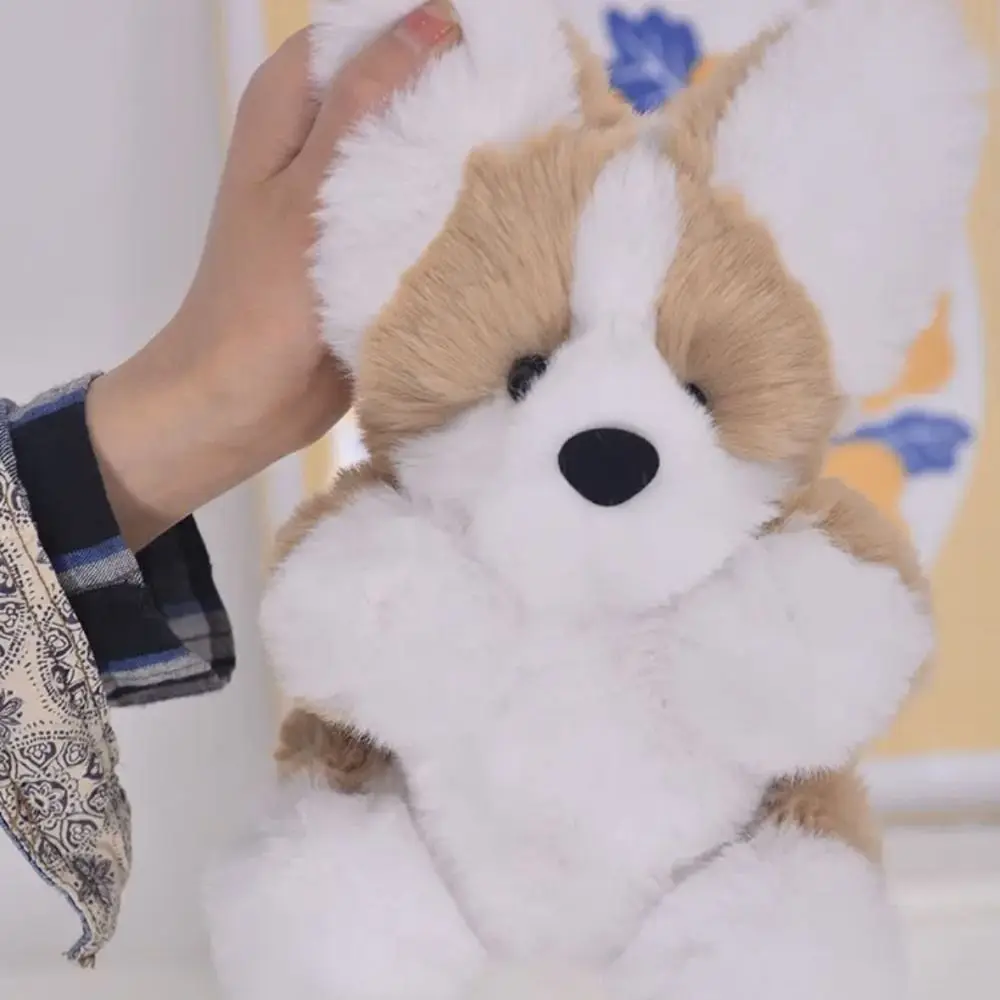 Самоедский щенок кукла корги материал сумка плюшевый можно перемещать уши