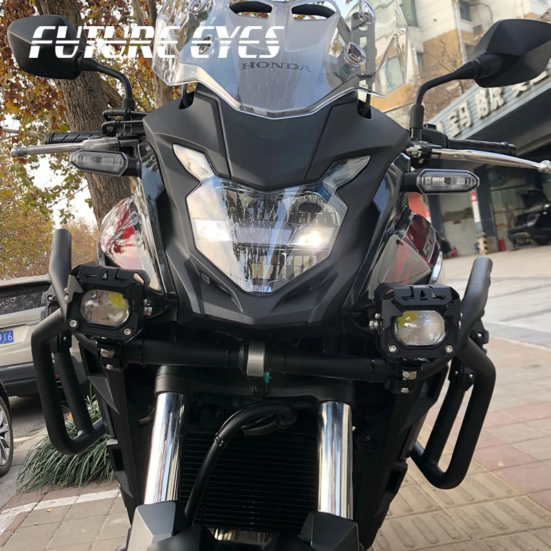 

FUTURE EYES F20-X Backlight Wired Switch Low High Beam Auxiliary Light Motorcycle LED Lamp