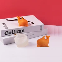 3d mirror dolphin silicone candle mold for diy epoxy resin aromatherapy candle plaster ornaments soap mould handicrafts making