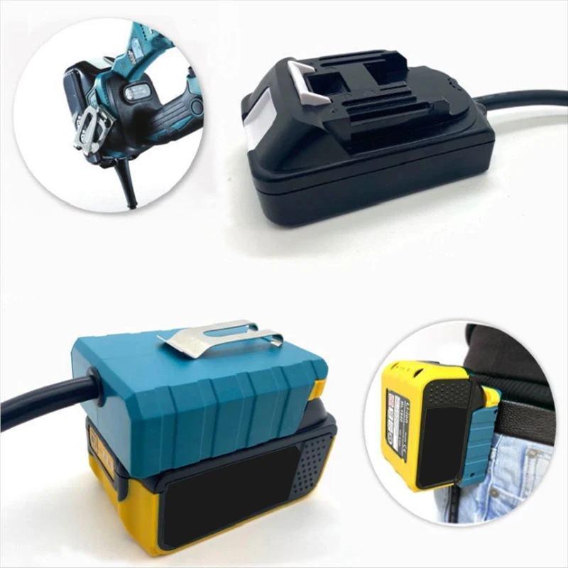 Portable Battery Extension Cord Tool For Makita 18v Battery weight reducer For Dewalt 18v 20v max For Bosch For Milwaukee 18V