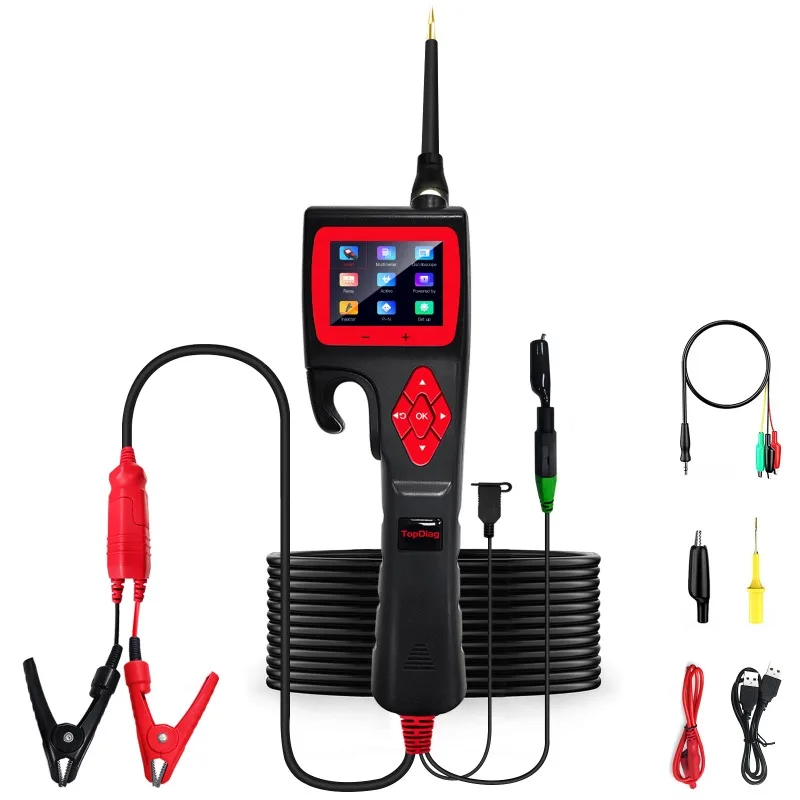 Topdiag P200 тестер автомобильной цепи набор датчиков цепи осциллографа электронной импульсной автомобильной системы диагностический инструмент 12 В 24 В
