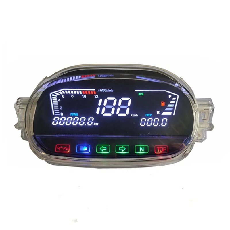 

Motorcycle LED Odometer Tachometer RPM Digital Tachometer For Yamaha Y1255ZR Y125Z