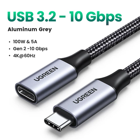 UGREEN USB-C удлинительный кабель