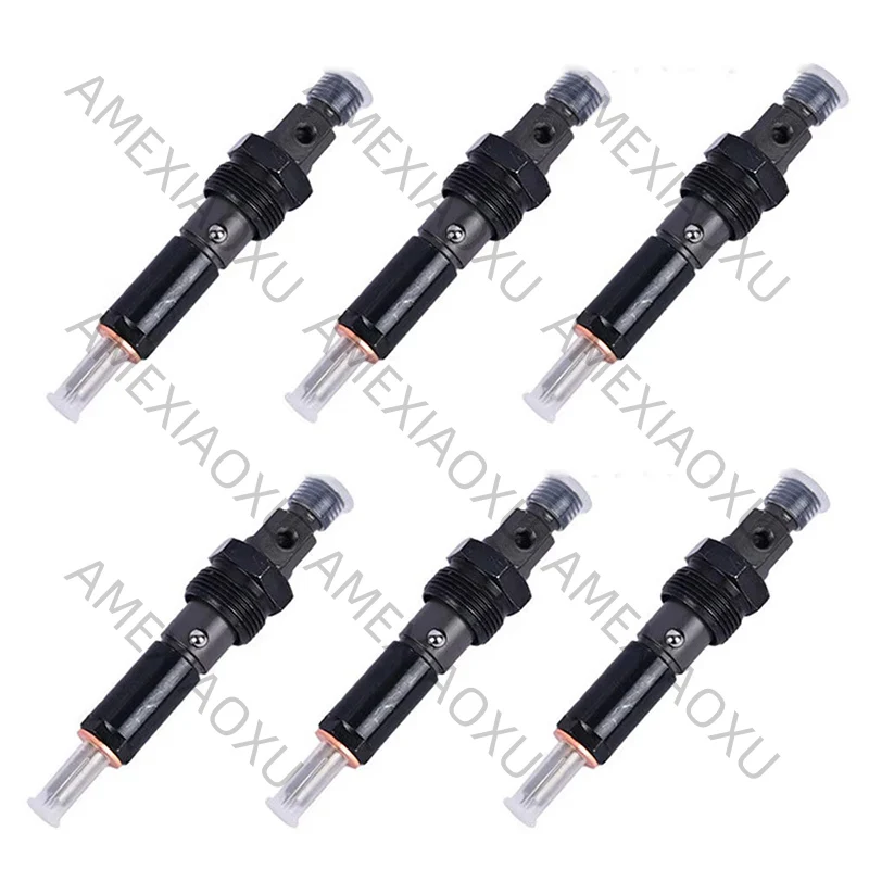 Фото 6 шт. топливных форсунок для Cummins 6B 6BT 6BTA, подходят для Dodge Ram 2500 3500 5.9L 0432133837 3283562 KDAL59P6 AMEXIAOXU №1