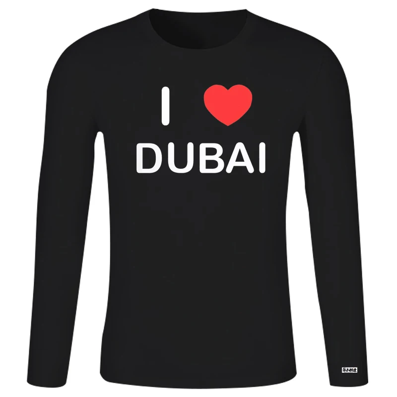 I Love Dubai-футболка 2525R | Мужская одежда