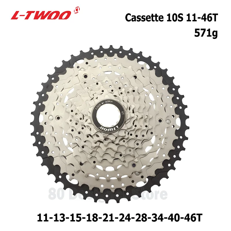

LTWOO MTB 10S 11-46T cassette 10v 46T mountain bike freewheel 10s 11-46T cs gravel-bikes Cyclo-Cross cassette 10S