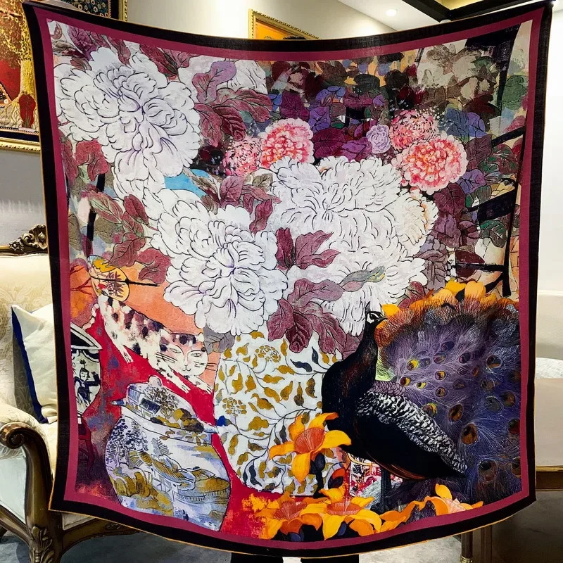 Рисунок 5 - 70% кашемир 30% шелк шарф Женская