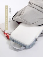 2pcs travel compression packing cubes bag portable suitcase clothes organizers waterproof luggage storage cases drawer bags