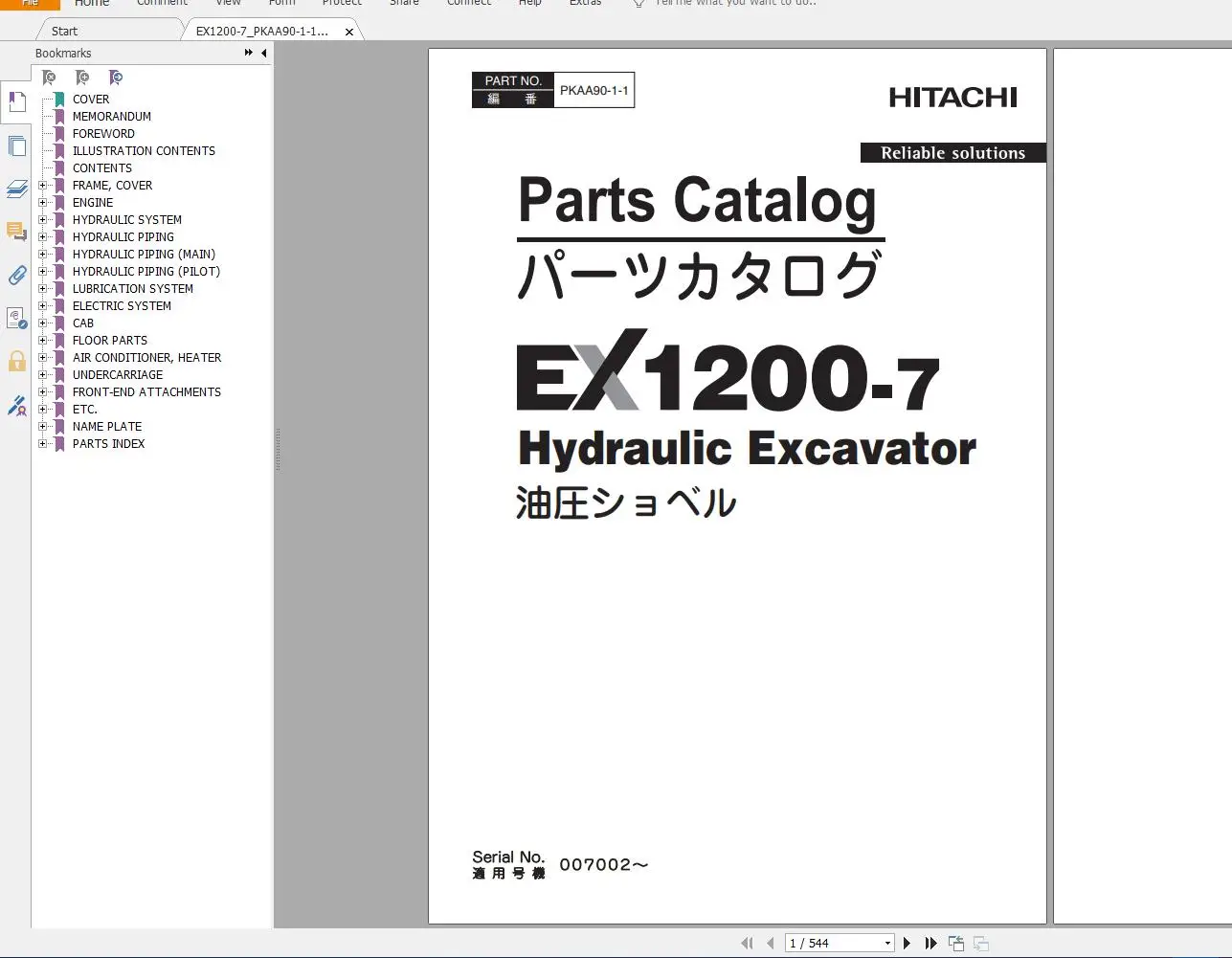 Hitachi Mining Excavator EX 2021 10.9GB PDF Parts Catalog, Technical Manual, Workshop Manual, Circuit Diagram DVD
Hitachi Mining Excavator EX 2021 10.9GB PDF Parts Catalog, Technical Manual, Workshop Manual, Circuit Diagram DVD