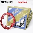 DECKAS узкое широкое кольцо 96BCD-S сеть MTB кольцо дорожный велосипед шатун для горного велосипеда Круглая овальная цепь колеса 32-38T подходит SHIMANO