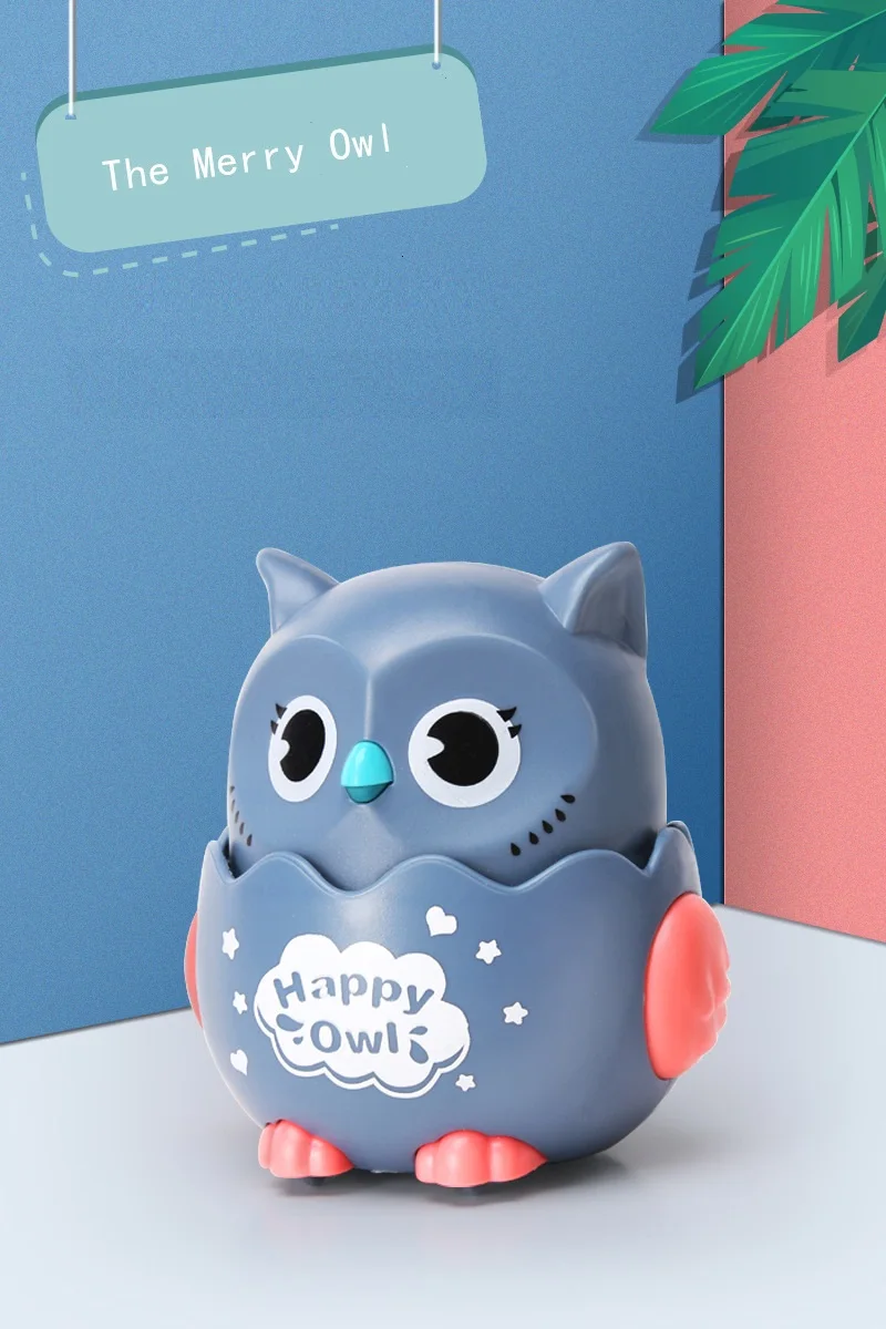 

Автомобильный скутер, инерционная игрушка для домашних животных, мультяшная задняя игрушка, Сова, милые животные, креативное нажимное приспособление