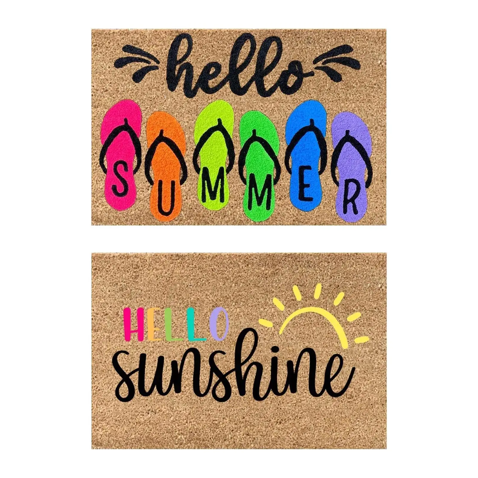 

Welcome Door Mats Area Rugs Bath Soft Mat Outdoor Indoor Entrance Durable Floor