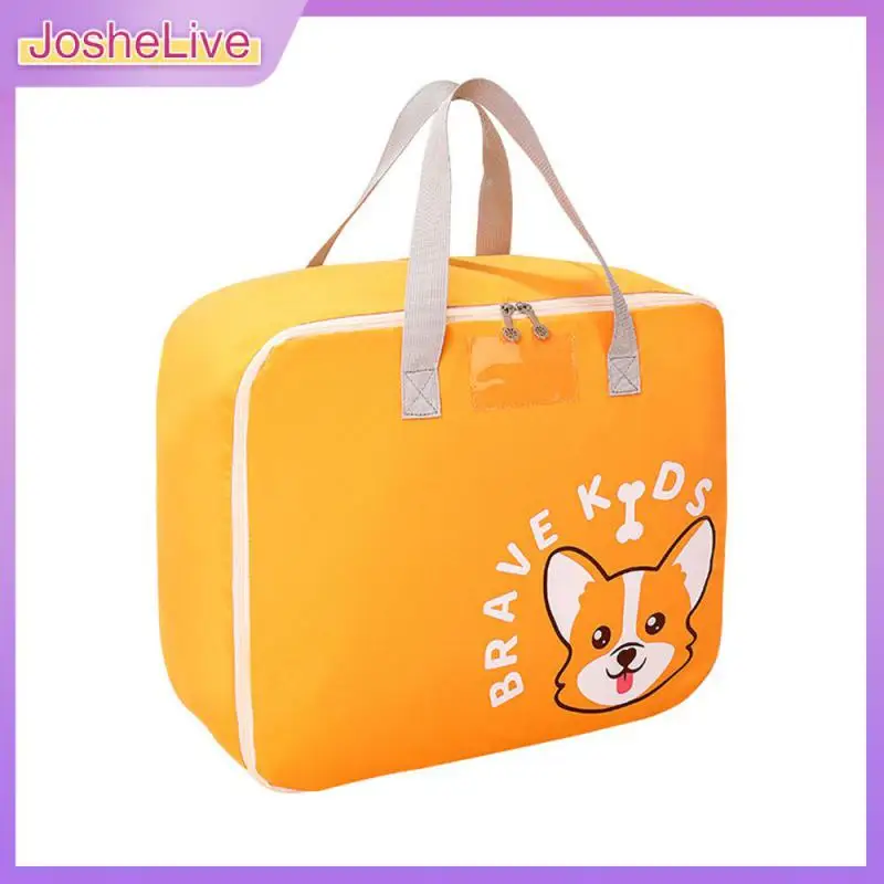 

New Clothes Storage Bag Cute Cartoon Multifunctional Quilt Storage Bag Durable Home Storage Tools Suitcase Pouch For Children