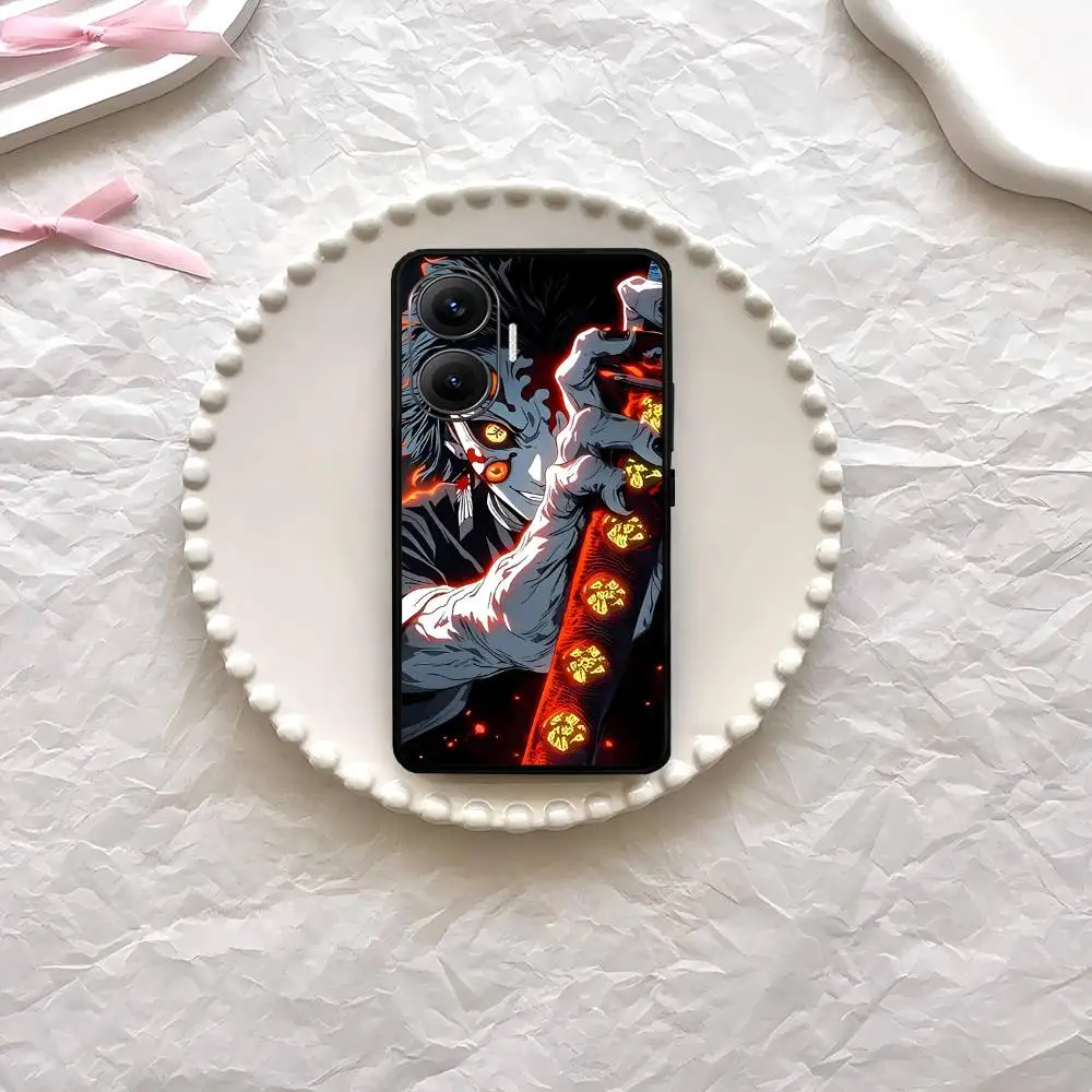Фото Чехол для телефона с изображением аниме «Убийца демонов» для Xiaomi Mi 5X 8 9 10 11 12 Lite Pro 10T PocoX3pro PocoM3 Note 10 Pro Lite №5