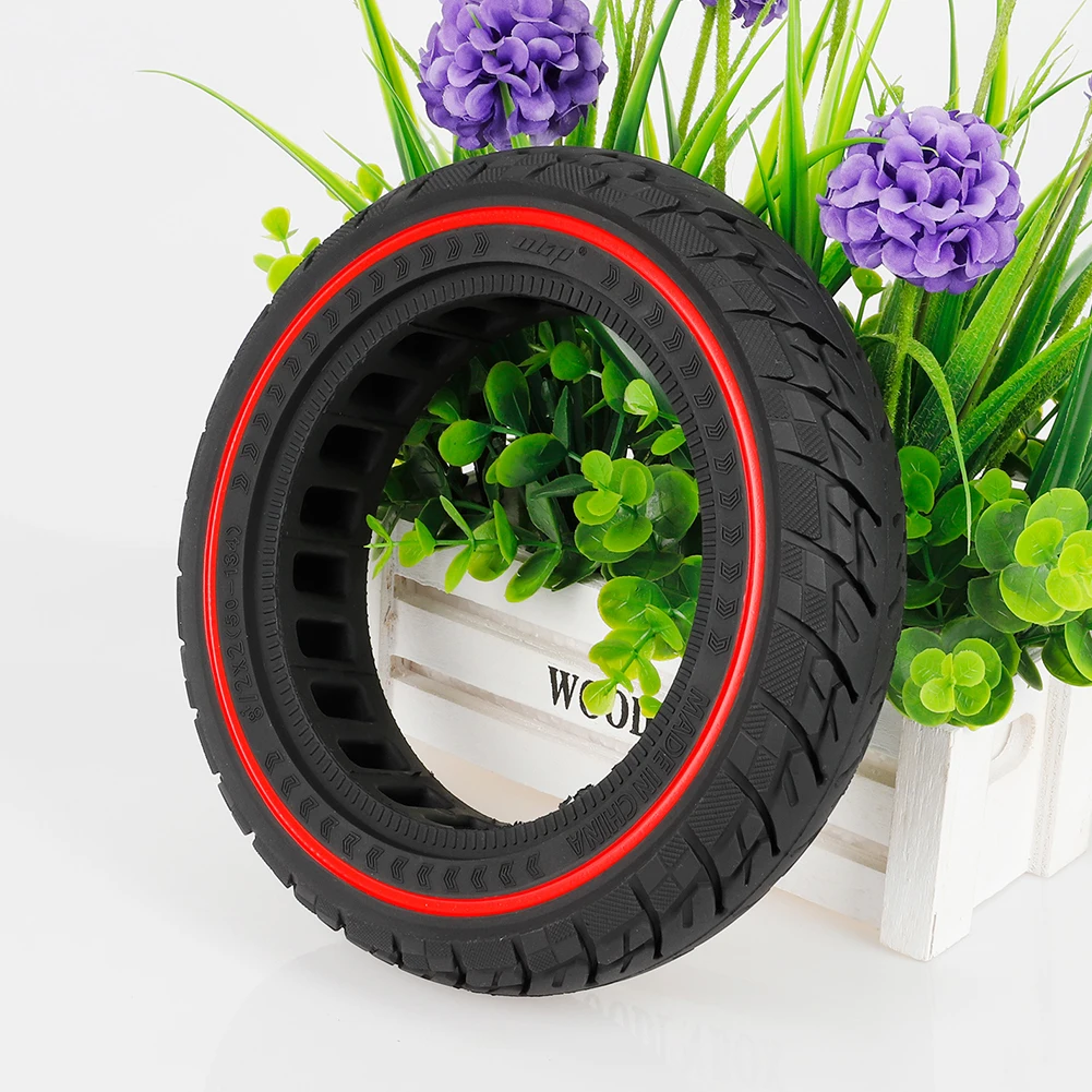 

8.5 Inch 8 1/2x2(50-134) Solid Tyre For VSETT 9&9+/ZERO 9 Electric Scooters Ulip8.5x2 Red Line Off-road Solid Tire Excellent