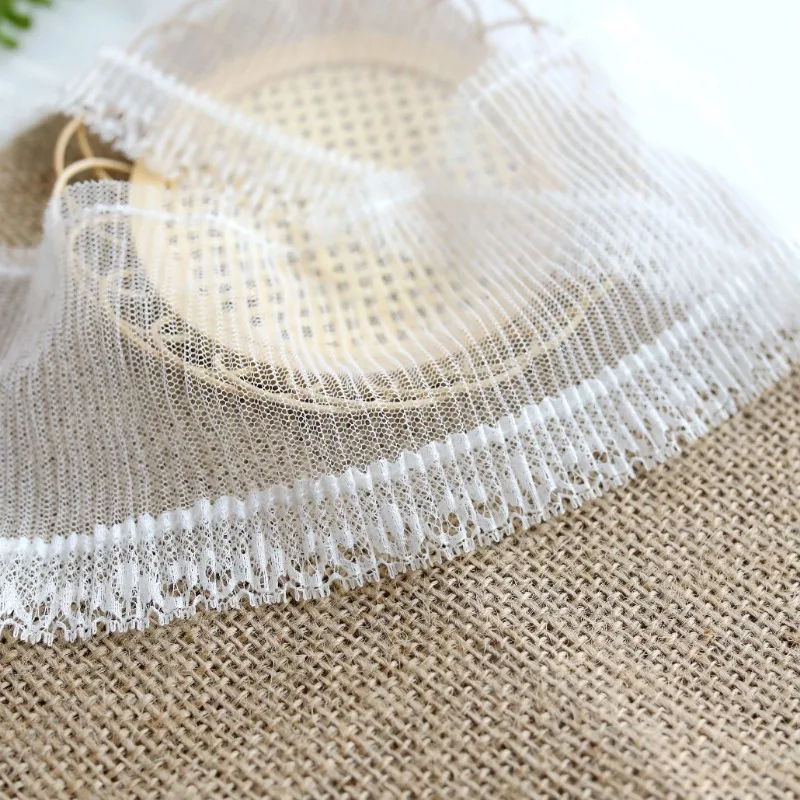 Африканская кружевная ткань 2024 высокое качество 1 ярд плиссированные