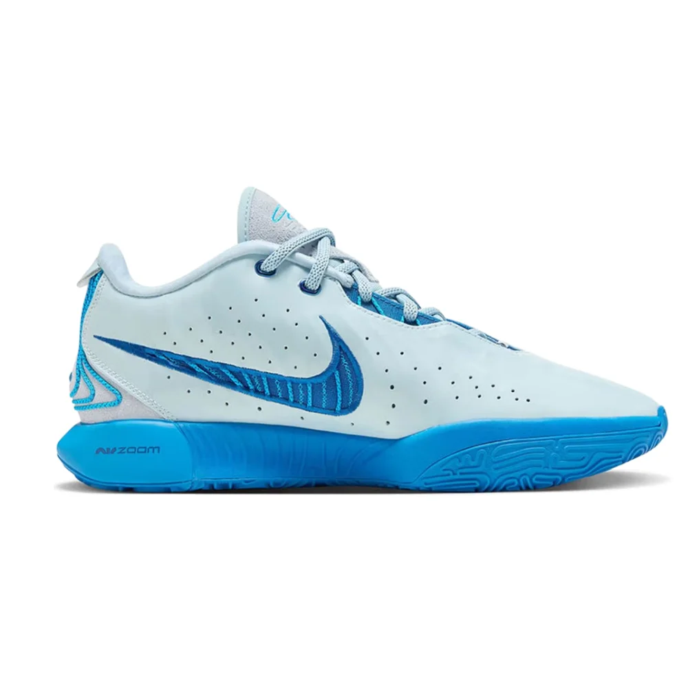 Фото Мужские низкие баскетбольные кроссовки Nike Lebron 21 EP универсального стиля, синие, FQ4146-400 №3