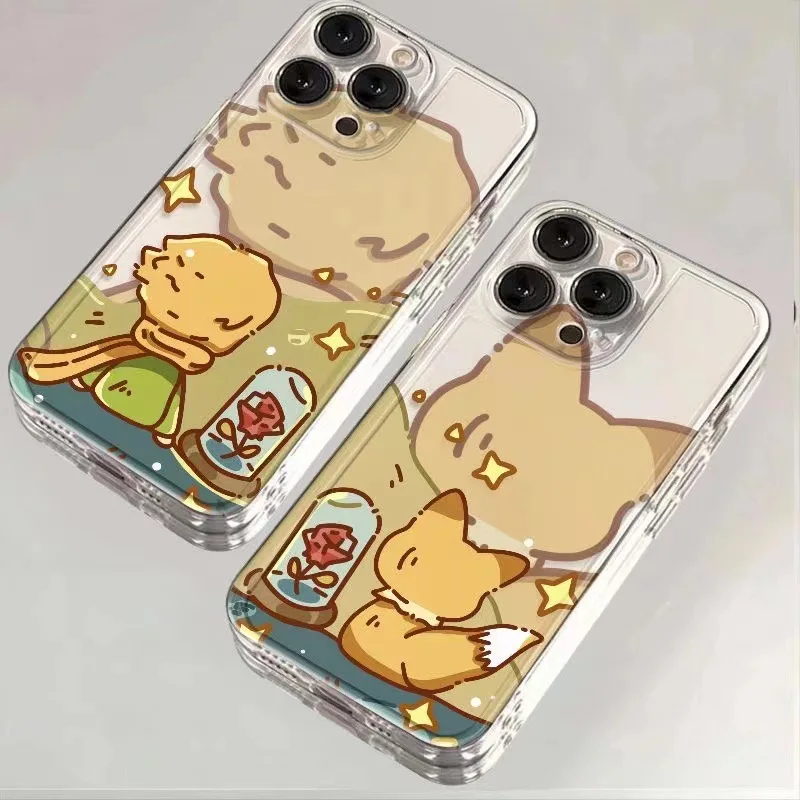 Маленький чехол для телефона Le Prince iPhone 15 14 13 12 11 Pro Max Mini X XR XS SE20 8 7 Plus влюбленных