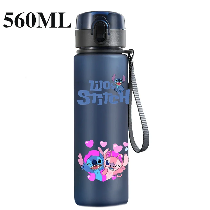 Милая стежка чашка для воды портативная пластиковая большая емкость мультяшная