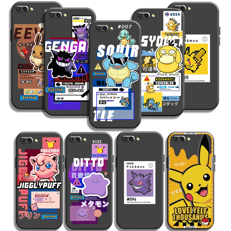 

Pikachu Pokemon Phone Cases For Huawei Honor P30 P40 Pro P30 Pro Honor 8X V9 10i 10X Lite 9A Coque Soft TPU Carcasa