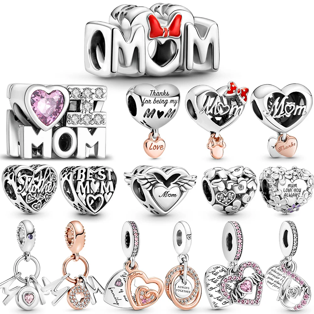 

Бисер на день матери, бусины в форме сердца, бижутерия «сделай сам», шармы на шею для женщин, ювелирные изделия, браслеты, аксессуары для мам, бижутерия, мода