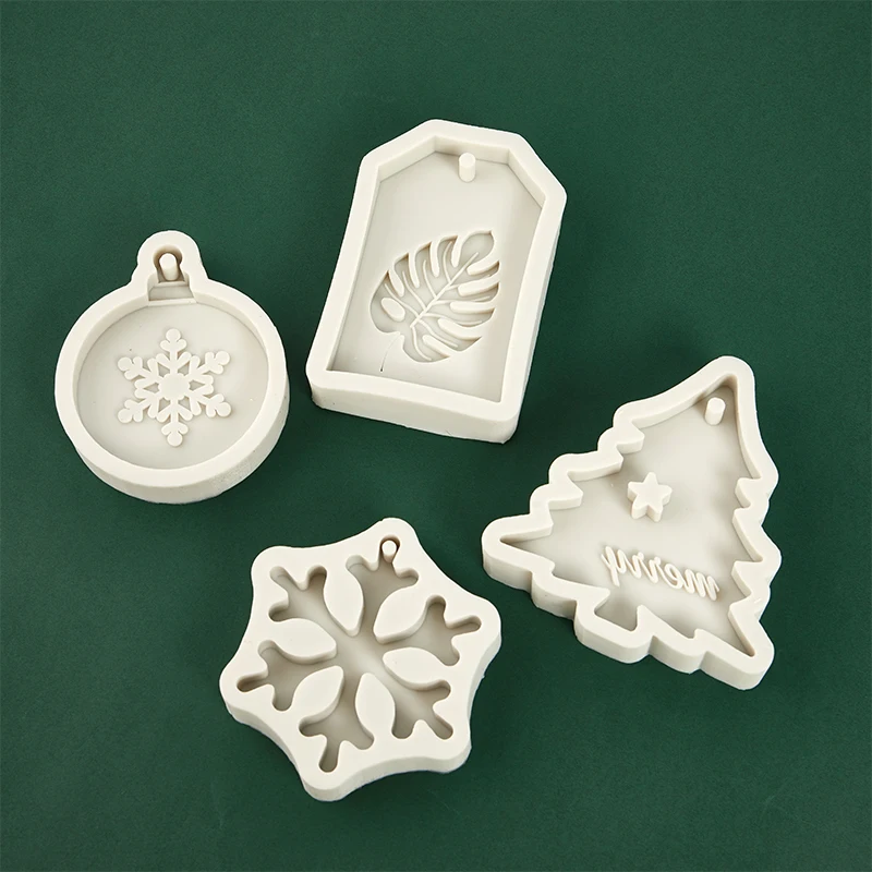 

Рождественская искусственная силиконовая форма, снежинка, силиконовая форма «сделай сам» для автомобиля, форма для подвесок, формы для укр...