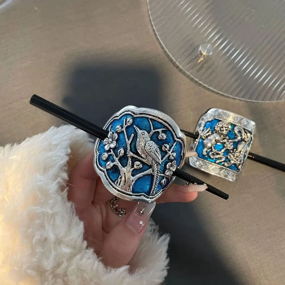 Эмалированная заколка для волос в этническом стиле ретро новая китайском