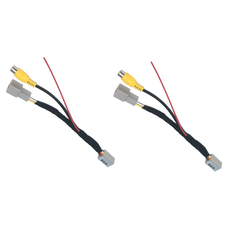 

2X Автомобильная камера заднего вида RCA видеокамера заднего вида преобразователь Кабельный адаптер для Mitsubishi Outlander ASX GF GG ZJ