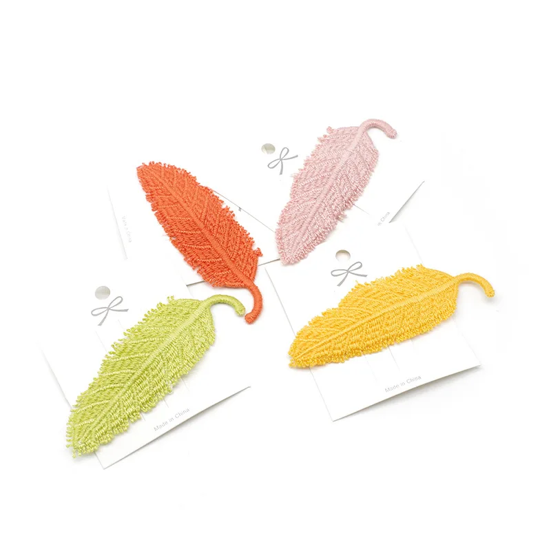 

Girl Baby Cloth Colorful Leaves Hair Clip Hair Accessories