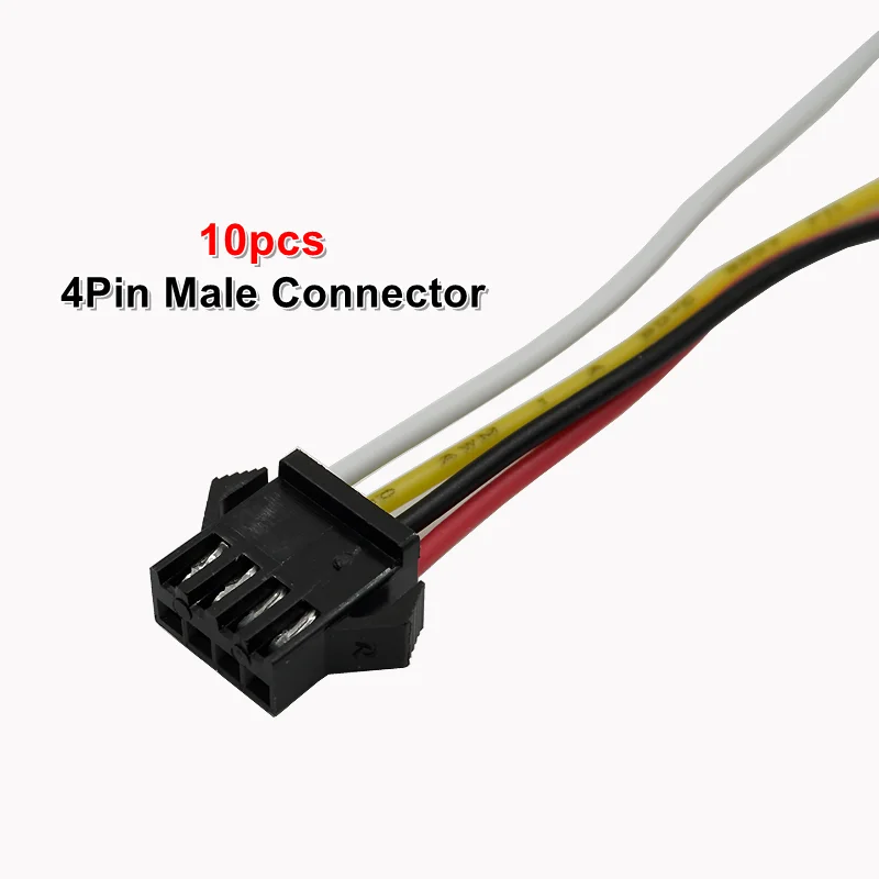 

Разъемы JST SM 2P/3P/4P 10/15/20см 22AWG для светодиодной ленты