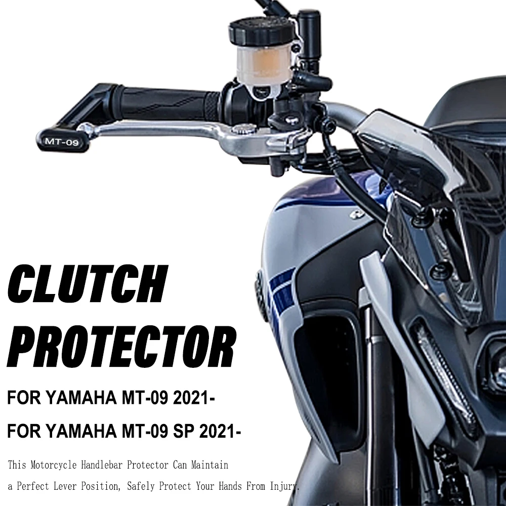 Motorcycle CNC Aluminum Handlebar Grips Guard Brake Clutch Levers Guard Protector For YAMAHA MT09 mt09 MT 09 MT-09 SP 2021 2022 enlarge