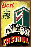tin signs reproduction vintage gas oil car metal signs for garage man cave bar retro wall decor 8x12 inches