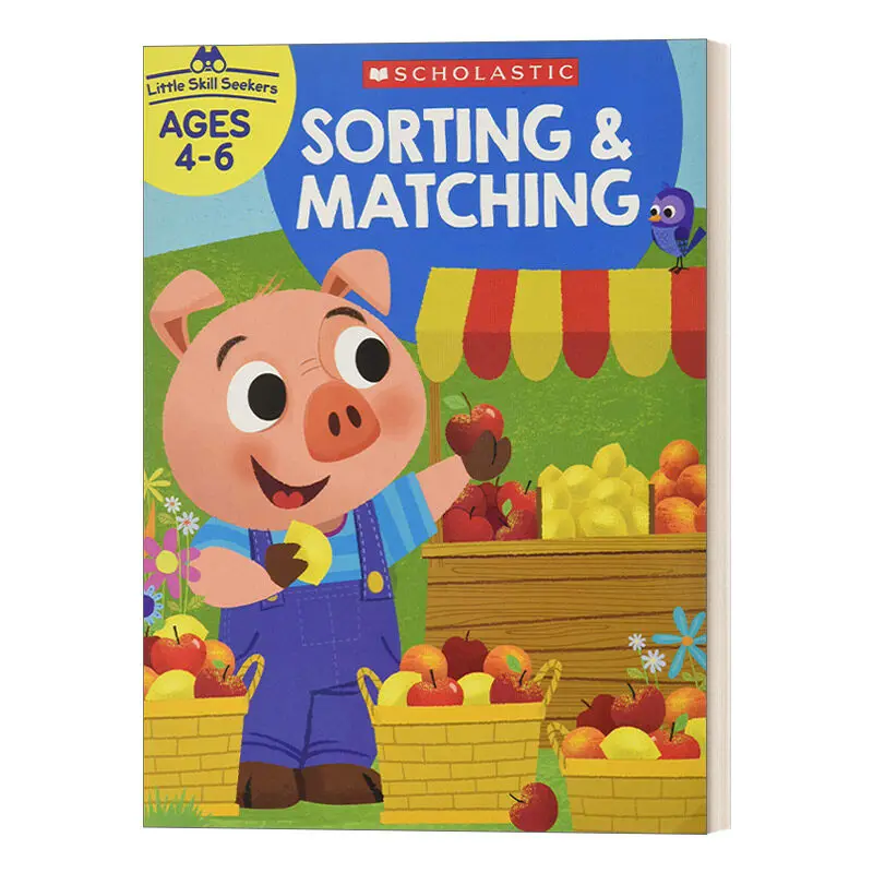 

Оригинальные английские книги Milumilu для поиска мелких навыков, сортировка и сопоставление, Детская тетрадь для упражнений