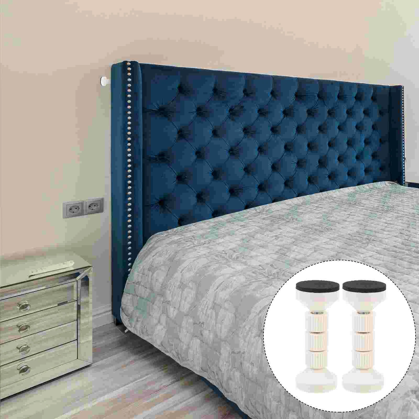 

2 Pcs Wall Plug Bedside Anchor Cabinet Door Bumpers Stopper Protector Plastic Headboard Stoppers