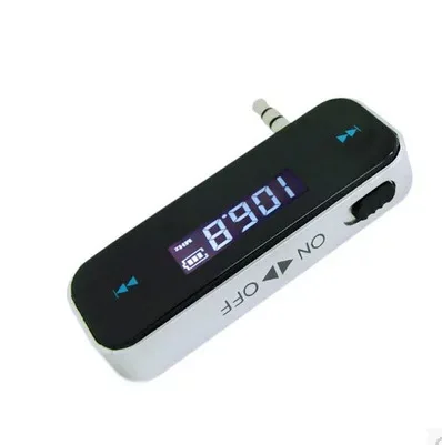 

3.5mm FM Transmitter Mini Wireless Car MP3 Player In Car Hands Free Music Audio Transmitter for IPhone 4 5 6 6S Plus Samsung
