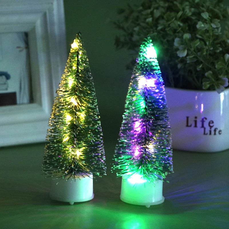 

1:12 миниатюрный кукольный домик, Рождественская елка, светодиодная светящаяся модель рождественской елки, праздничный декор, сцена «сделай сам», игрушка, кукольный домик, Декор